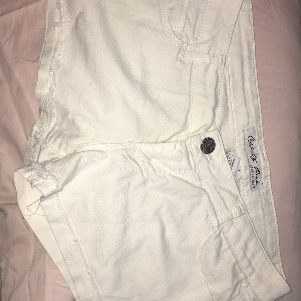 white shorts
